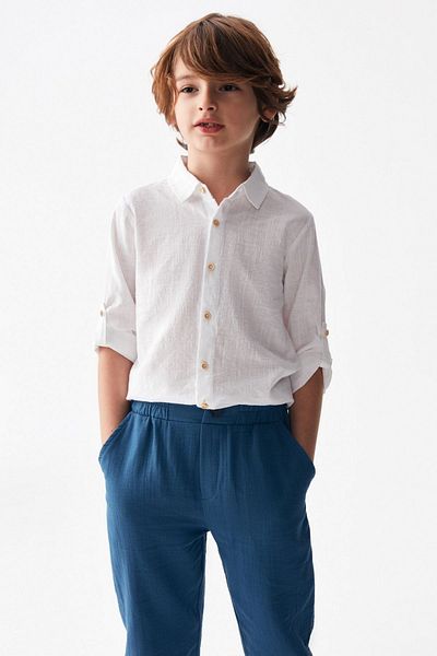 HAUSEkids 4-8 Years Lufionn Theta Boy Set - Ecru