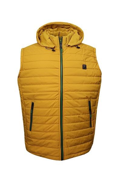 tambattal Plus Size Padded Yellow Sports Vest