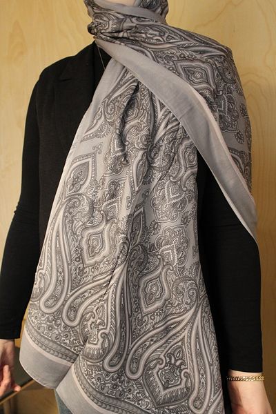efdal şal eşarp Ethnic Etro Pattern Cotton Shawl