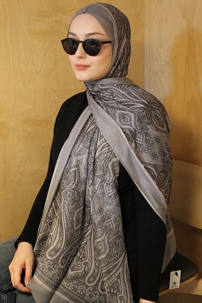 efdal şal eşarp Ethnic Etro Pattern Cotton Shawl