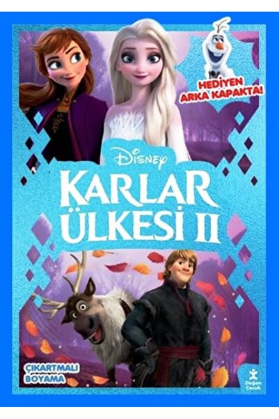 Doğan Çocuk Disney Karlar Ülkesi 2 Parti Zamanı Çıkartmalı Boyama Kitabı