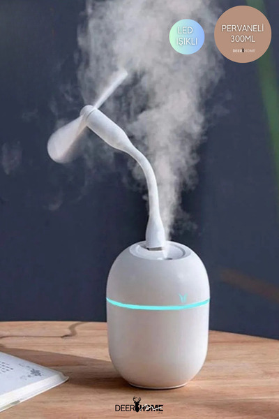 MCA Deerhome Vantilatörlü H2o Nemlendirici Buhar Makinası 250ml -vantilatör H...
