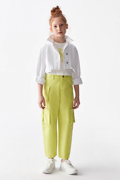 HAUSEkids 8-14 Years Old Madrid Chueca Girl's Design Jacket - Ecru