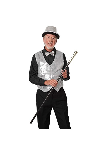 ReilaParty Paiete Paiete Night Sparkle Papion elegant Culoare argintie RP4957