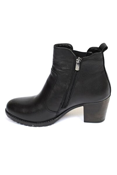 Scavia Ortho Pedic 7 Cm Heeled Leather Daily Boots