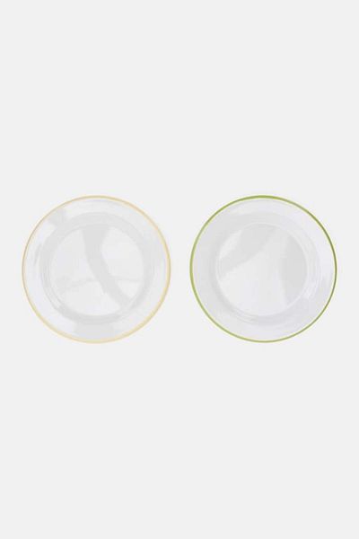 Tchibo 2 Pcs Picnic Plate 20 Diameter Cm, White