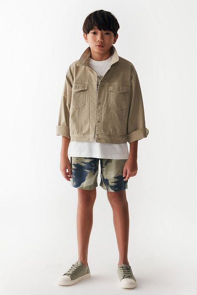 nk kids 8-14 Years Panama Colorado Boy's Jacket -Green-