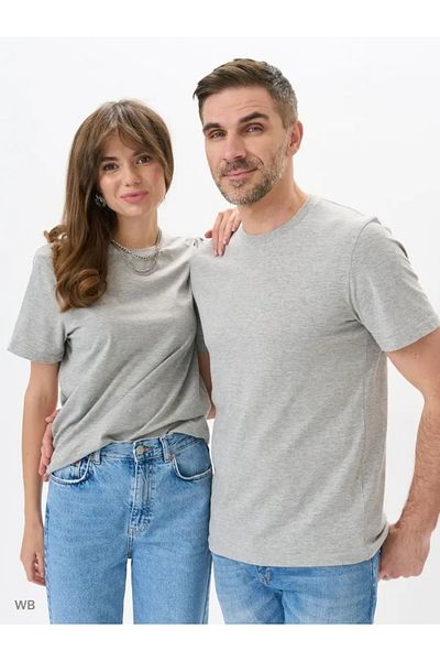 COMBİNE MİCHAİL Women's Grimelange 100% Cotton Crew Neck Basic T-Shirt