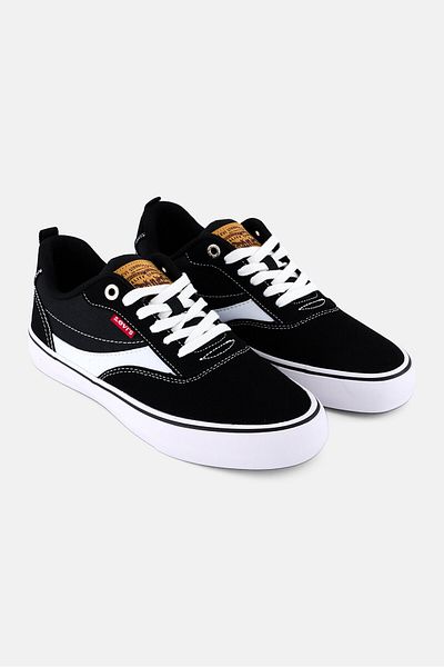 Levi's Men Lance Perfect Lace Up Casual Shoes, Black