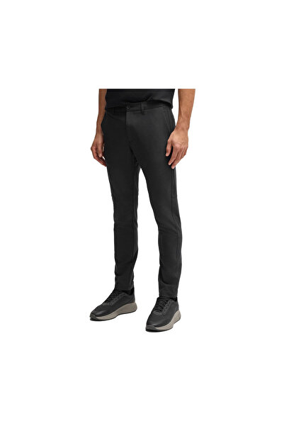 BOSS Erkek Slim Fit Çabuk Kuruyan Su Tutmayan Dar Paça Siyah Pantolon 50534303-001