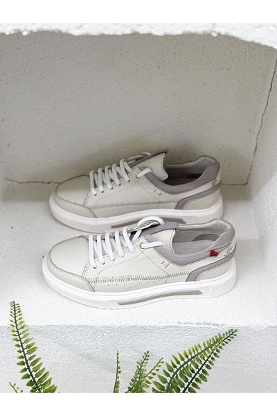 Mammamia Pantofi de damă din piele Pantofi sport D25YA-3840 PIELE VERITĂ