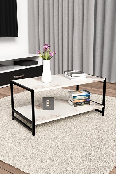 BARIN DESIGN Modern & Şık Orta Sehpa  Metal Çerçeve ile Dayanıklı Tasarım, Mi...