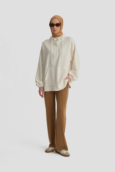 Armine Ecru Tunic - 24Kh4227 Model
