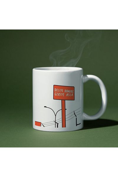 rk tasarım Fun Special Design Printed Mug
