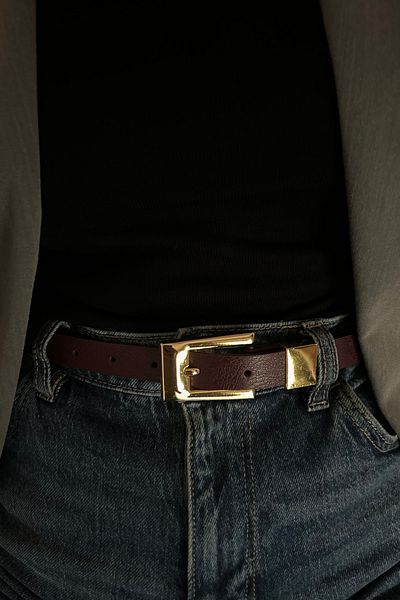 keisy Iris Gold Buckle Belt