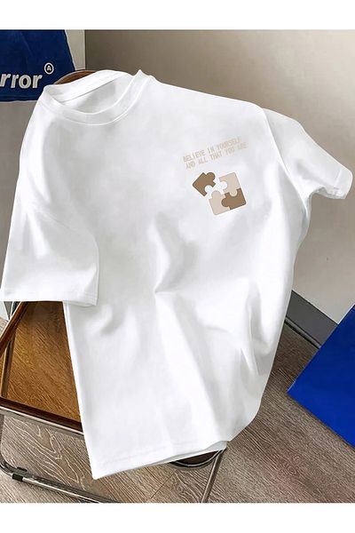 uyguntarz Unisex-T-Shirt mit „Believe In Yourself“-Aufdruck