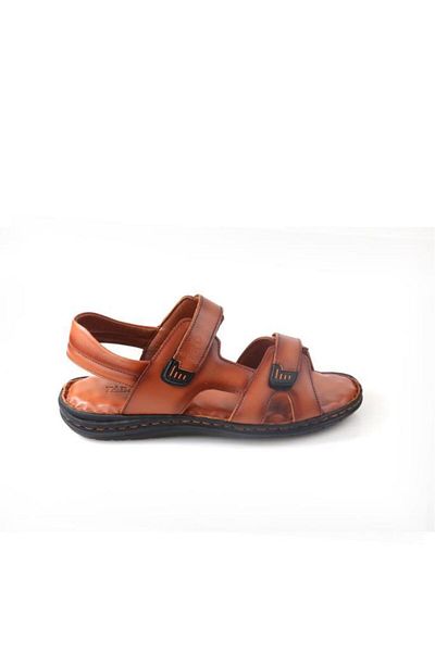 Tardelli Ανδρικά Δερμάτινα Σανδάλια - 186 Ortho Pedic Massage Soles