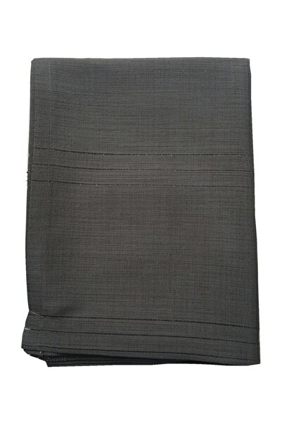 erciyesceyiz Siyah Polyester Kumaş Çizgi Masa Örtüsü 160*220 Cm