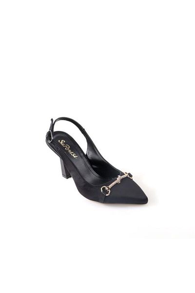 Papuçcity Sprs 02833 - Pantofi stiletto de damă cu toc de 8,5 cm cu spatele deschis