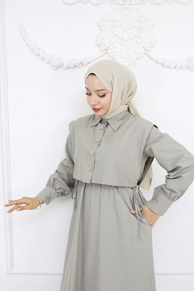 akabe Poplin Bolero Dress