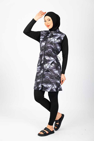 ENDYMION Full Covered Fawn Hijab Swimsuit
