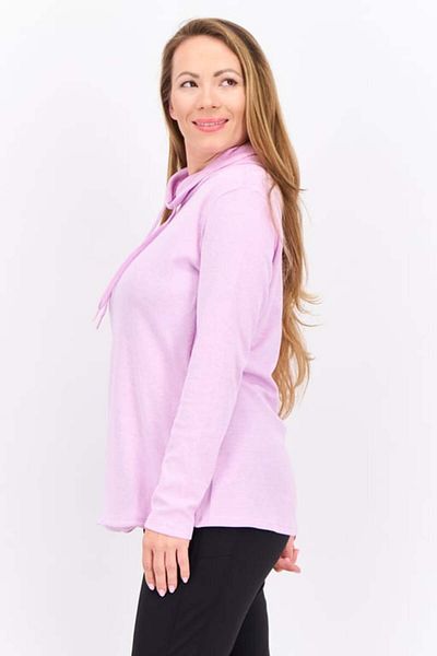 adidas Women Sportswear Fit Long Sleeves Outdoor Sweatshirt, Lavender