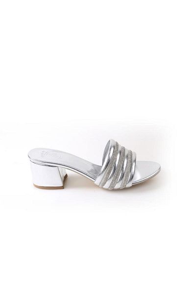 Papuçcity Nhr 02782 - 5 Cm Heeled Women's Evening Dress Slippers