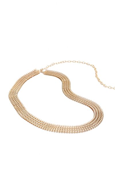 Sun Pieces Flow Rose Gold Chain Belt - Flow Light-Pink Gold Color Chain Belt