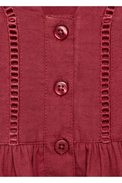 MANGO Baby Ajur detaylı elbise