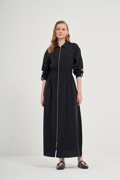 FTZ WOMEN Women's Modal Dress Black 31033