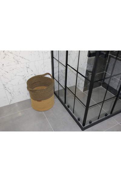 fa collection desing Καλάθι από γιούτα, Καλάθι από γιούτα για βρώμικα πράγματ...