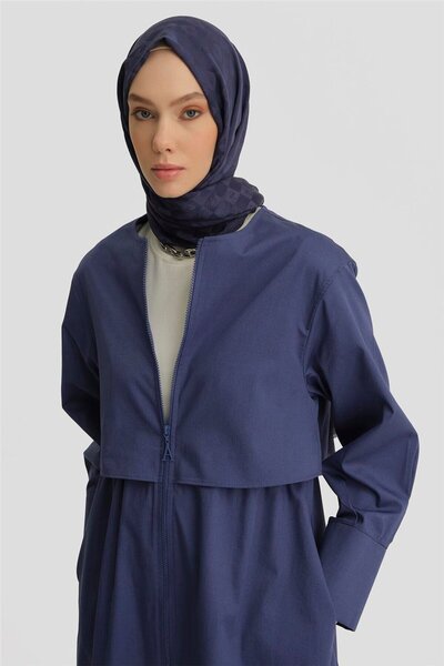 Armine Balon Etekli Pardesü 25y8205 Puslu Mor