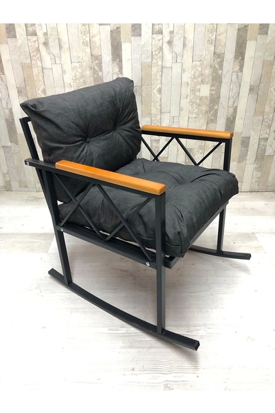 adımshops Sallanır Sandalye Tv Koltuğu Kafe-balkon-mutfak-berjer-ofis-salon Sallanır Tekli Koltuk Miami