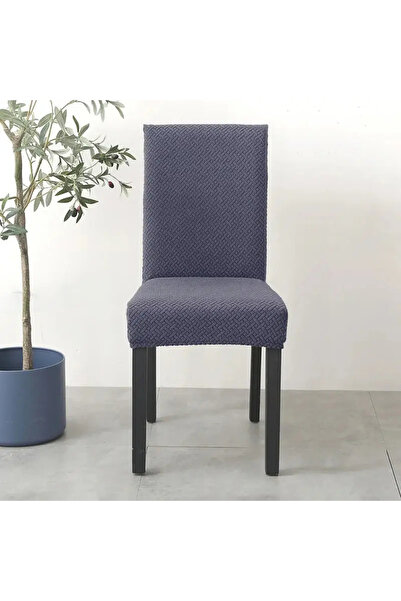 HANİDAN Yüksek Kaliteli Sandalye Kılıfı Yıkanabilir Likralı Esnek Lastikli Sa...