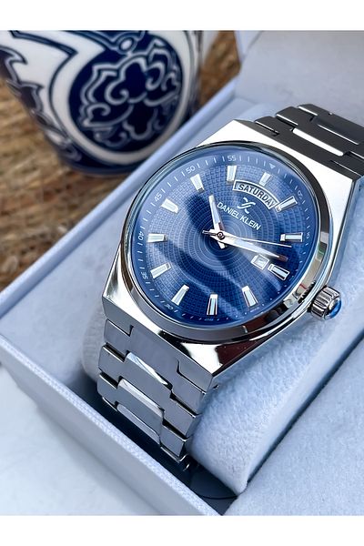 Daniel Klein Waterproof Steel Case - Men's Watch Bracelet, All Functions Active, Date