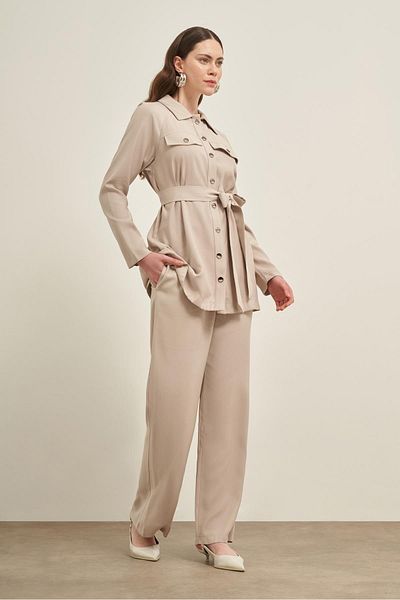FTZ WOMEN Women's Trouser Suit Stone 31030