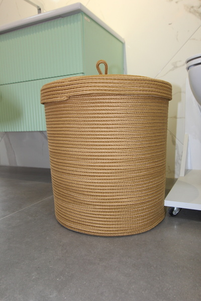 fa collection desing Καλάθι απλύτων - Καφέ - 12,7 L