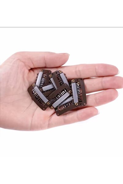 MutluBiDünya Vintage 10 Adet Mini Çıtçıt Toka Peruk Klipsi Postiş Tokası Gizli Tarak Toka