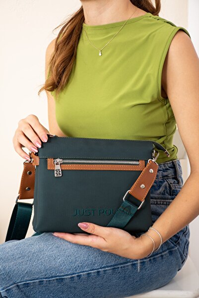 Just Polo حقيبة كروس للنساء من جست بولو، مقاس الموسم الجديد: الطول 18 سم، الع...