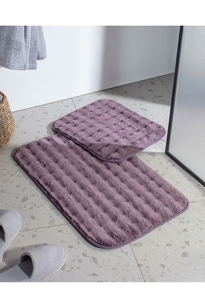 Madame Coco Χαλάκι μπάνιου Reflet Bubble 2 Pack - Dark Plum