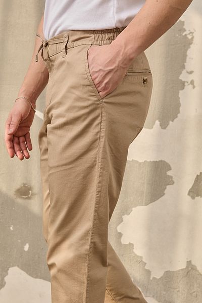 RAVANELLI Ανδρικό παντελόνι Chino με κανονική εφαρμογή
