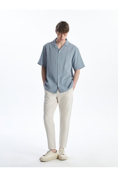 LC Waikiki Ανδρικό παντελόνι Standard Fit Linen Look