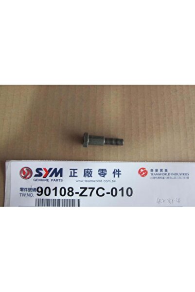 SYM JET 14 125 İE EURO 4 FİDDLE 3 200-125 90108-Z7C-010 YAN SEHPA SABİTLEME CİVATASI ADET FİYAT