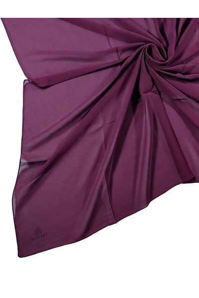 mim eşarp Eșarfă Creponată 100x100 Cm - Eșarfe egiptene de culoare uni