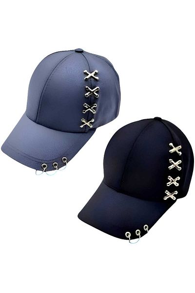 Trenderrs Σετ καπέλων μπέιζμπολ Unisex Punk Master 2 τεμ