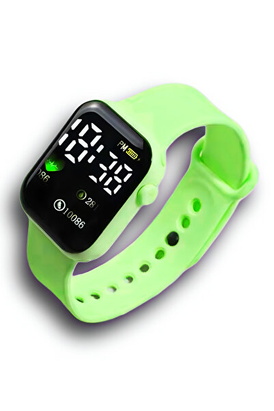 Onkatech Su Geçirmez Figürlü Dijital Dokunmatik Led Ekran Işıklı Çocuk Saati