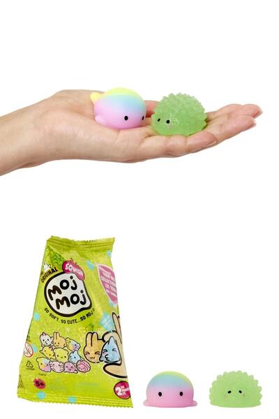 TOYFEST Moj Moj Squish Sürpriz Yumuşak Esnek Figürler - 1 Paket (2 Lİ FİGÜR)