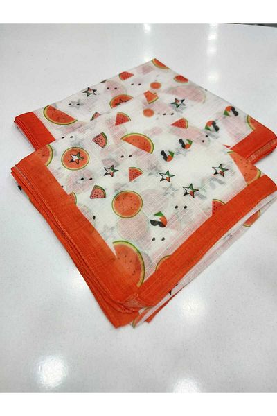 HURİSÖNMEZ Mother-Daughter Sister-Brother Cotton Scarf Combination Palestine Themed