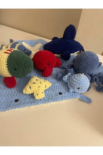 örgü AMİGURUMİ BALIK TAKIMI