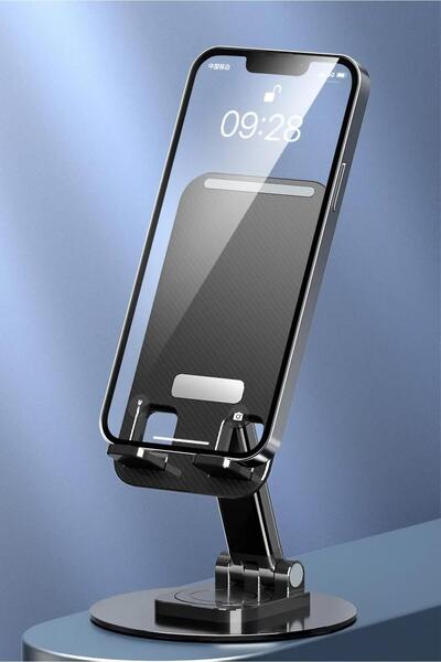 ALASTOR Ποιοτική αναδιπλούμενη 360 περιστρεφόμενη ρυθμιζόμενη βάση τηλεφώνου Επιτραπέζια βάση tablet S014